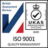 ISO 9001 Certification Badge